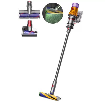 Пылесос DYSON беспроводный V12 Detect Slim Absolute, 150 аВт, конт пыль -0,35л, автон. раб. 