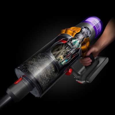 Пылесос DYSON беспроводный V15 Detect Absolute, 240 аВт, конт пыль -0,76л, автон. раб. 