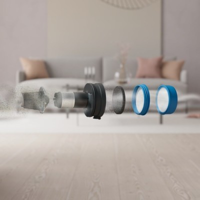 Пылесос Electrolux беспроводный, влажная уборка, конт пыль -0.3л, автон. раб. 
