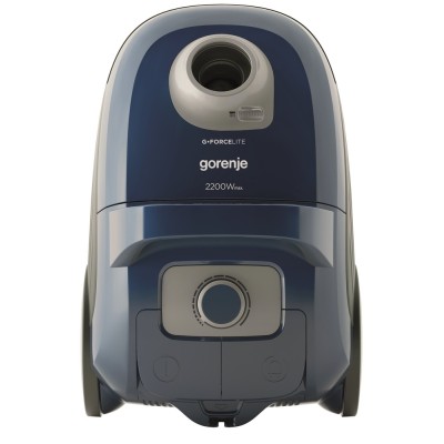 Купити Пылесос Gorenje VC2222GLBU/текстильн.меш.-3 л./2200 Вт/ HEPA фильтр/телескопич.трубка/голубой (VC2222GLBU)