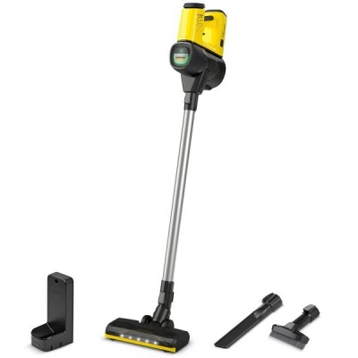 Пылесос Karcher VC 6 my Family, 80Вт, конт пыл -0.8л, автон. робота до 50мин, вес-2.55кг, НЕРА, турборежим, желтый (1.198-660.0)
