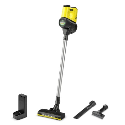 Пылесос Karcher VC 6 my Family, 80Вт, конт пыл -0.8л, автон. робота до 50мин, вес-2.55кг, НЕРА, турборежим, желтый (1.198-660.0)