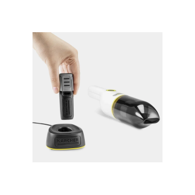 Купити Пылесос Karcher автомобильный CVH 2-4, 70Вт, конт пыл -0.15л, а, вес-0.6кг, НЕРА, турборежим, белый (аккум. 