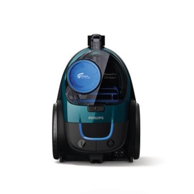 Пылесос Philips контейнерный 3000 series , 900Вт, конт пыль -1,5л, НЕРА, турбощётка, черно-зеленый (FC9334/09)