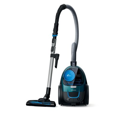 Пылесос Philips контейнерный 3000 series , 900Вт, конт пыль -1,5л, НЕРА, турбощётка, черно-зеленый (FC9334/09)