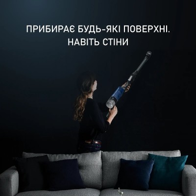 Пылесос Rowenta беспроводный X-Force 9.6 Aqua Alnimal, 250Вт, влажная уборка, конт пыль -0.4л, автон. раб. 