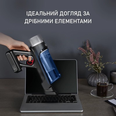 Пылесос Rowenta беспроводный X-Force 9.6 Aqua Alnimal, 250Вт, влажная уборка, конт пыль -0.4л, автон. раб. 
