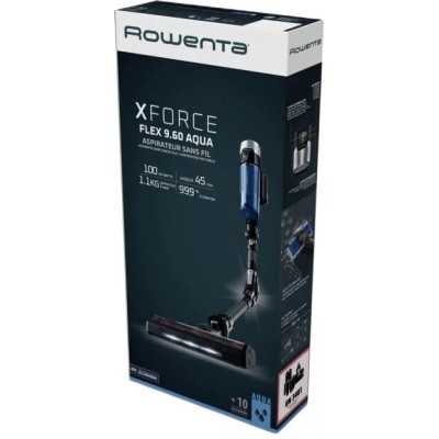 Пылесос Rowenta беспроводный X-Force 9.6 Aqua Alnimal, 250Вт, влажная уборка, конт пыль -0.4л, автон. раб. 