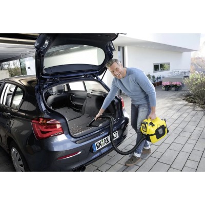 Пылесос хозяйственный Karcher WD 1 Compact Battery, 18В, 7л, 1.2м, 3.14 кг, SOLO (1.198-300.0)