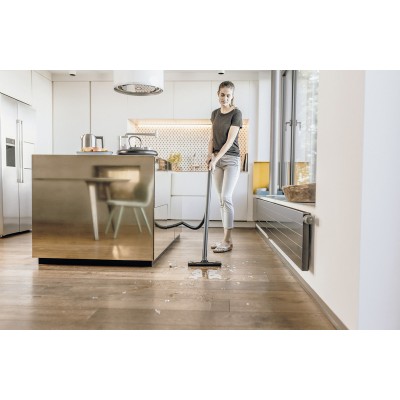 Пылесос хозяйственный Karcher WD 2 Plus S V-15/4/18, 1000 Вт, 15 л, 4 м, 4.519 кг (1.628-050.0)