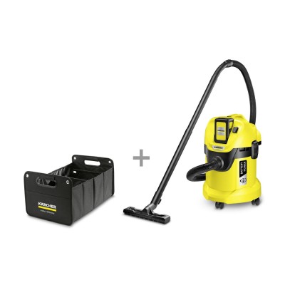 Пылесос хозяйственный Karcher WD 3 Battery Set аккумуляторный +органайзер (9.611-318.0)