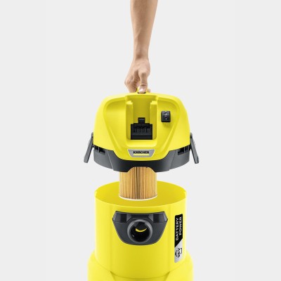 Пылесос хозяйственный Karcher WD 3 Battery аккумуляторный + мешки, 36В, (9.611-730.0)
