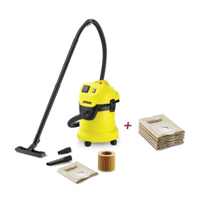 Пылесос хозяйственный Karcher WD 3 P + мешки (9.611-148.0) (9.611-148.0)