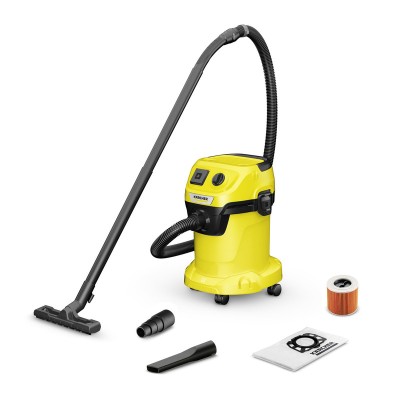 Пылесос хозяйственный Karcher WD 3 P V-17/4/20, 1000 ВТ, 17л, 4м, 4.858 кг (1.628-170.0)