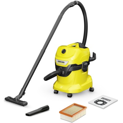 Пылесос хозяйственный Karcher WD 4 V-20/5/22, 1000 ВТ, 20л, 5м, 6.814 кг (1.628-201.0)
