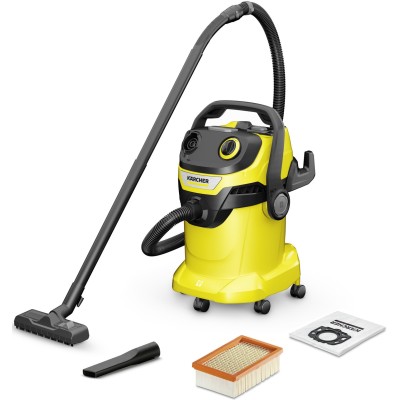 Пылесос хозяйственный Karcher WD 5 V-25/5/22, 1100 ВТ, 25л, 5м, 8.449 кг (1.628-300.0)