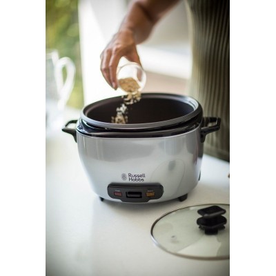 Рисоварка Russell Hobbs MaxiCook, 1000Вт, чаша-5л, электронное управл., нерж. 