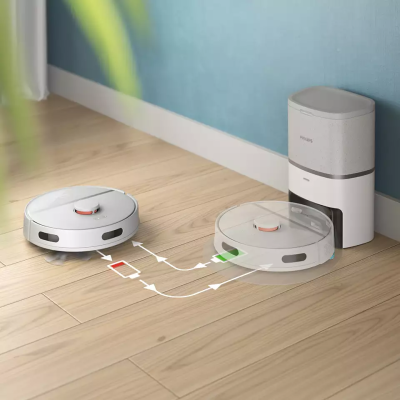 Купити Робот-пылесос Philips 3000 Series, h44983см, влажная уборка, конт пыль -0.33л, вода -0.3л, автон. раб. 
