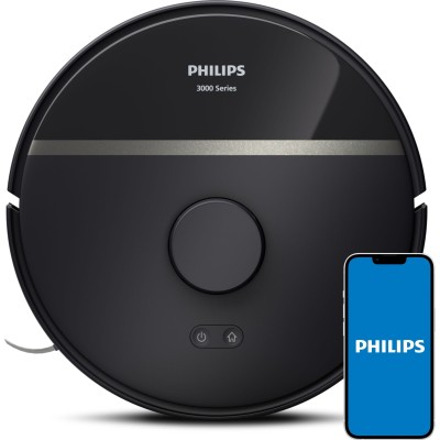 Купити Робот-пылесос Philips Series 3000, h34см, влажная уборка, конт пыль -0.35л, вода -0.3л, автон. раб. 