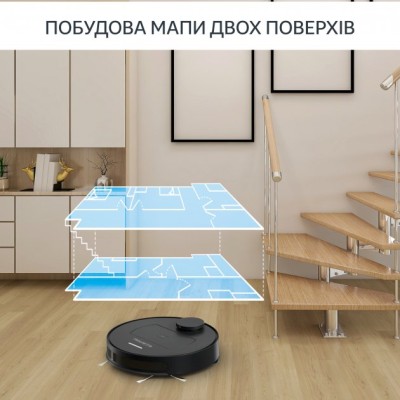 Робот-пылесос Rowenta X-plorer Serie 75 Animal, 2700ПАВт, h10см, влажная уборка, конт пыль -0.4л, вода -0.9л, автон. раб. 