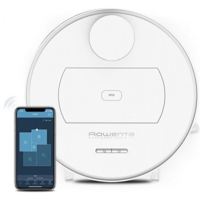 Робот-пылесос ROWENTA X-plorer Serie 75, 2700ПАВт, h10.3см, влажная уборка, конт пыль -0.4л, вода -0.9л, автон. раб. 
