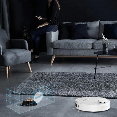 Купити Робот-пылесос ROWENTA X-plorer Serie 75, 2700ПАВт, h10.3см, влажная уборка, конт пыль -0.4л, вода -0.9л, автон. раб. 