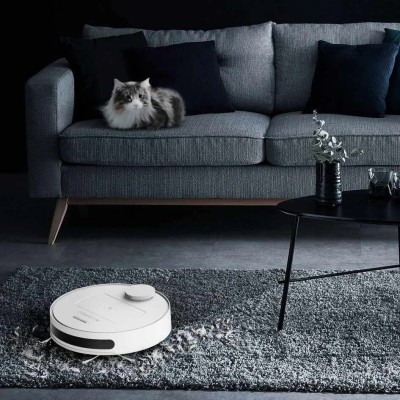 Робот-пылесос ROWENTA X-plorer Serie 75, 2700ПАВт, h10.3см, влажная уборка, конт пыль -0.4л, вода -0.9л, автон. раб. 