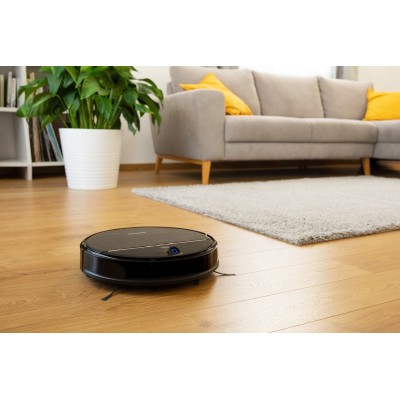 Робот-пылесос Sencor, 400Вт, h9см, влажная уборка, конт пыль -0,45л, вода -0,24л, автон. раб. 