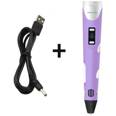 Ручка 3D Dewang D_V2, PLA, 220В, LCD, фиолетовый (D_V2_PURPLE)