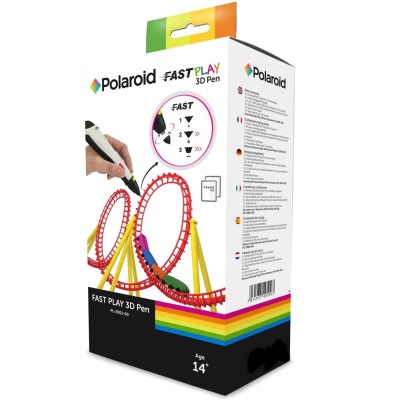 Ручка 3D Polaroid FAST PLAY, PLA, USB, белый (PL-2001-00)