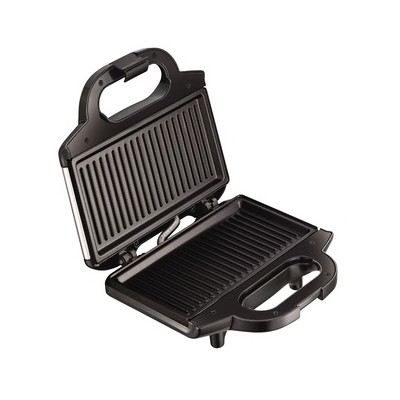 Сендвичмейкер Tefal Ultracompact 700Вт, 1 пластина-гриль, корпус-пластик, черно-серебристый (SM157236)
