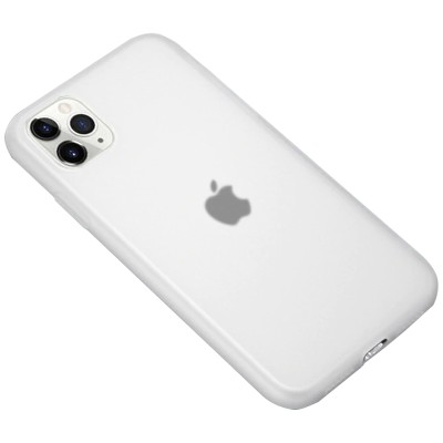 Силиконовый матовый полупрозрачный чехол для Apple iPhone 11 Pro Max (6.5") Матовый / Matte