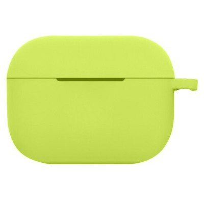 Силиконовый футляр New с карабином для наушников Airpods Pro Желтый / Bright Yellow