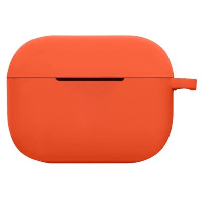 Силиконовый футляр New с карабином для наушников Airpods Pro Оранжевый / Kumquat