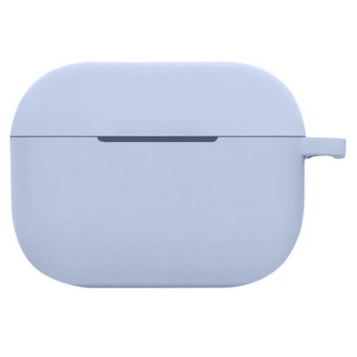 Силиконовый футляр New с карабином для наушников Airpods Pro Серый / Lavender Gray