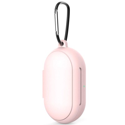 Силиконовый футляр для наушников Samsung Galaxy Buds / Buds Plus Розовый