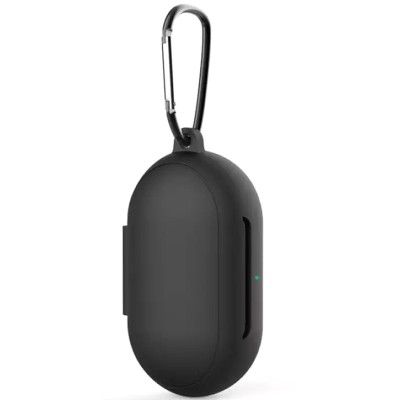 Силиконовый футляр для наушников Samsung Galaxy Buds / Buds Plus Черный