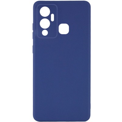 Купити Силиконовый чехол Candy Full Camera для Infinix Hot 12 Play Синий / Dark Blue