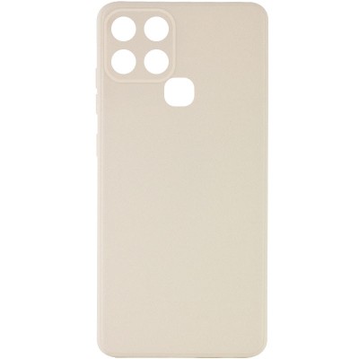 Купити Силиконовый чехол Candy Full Camera для Infinix Smart 6 Бежевый / Antigue White