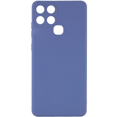 Купити Силиконовый чехол Candy Full Camera для Infinix Smart 6 Голубой / Mist blue