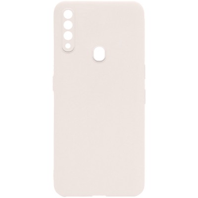 Силиконовый чехол Candy Full Camera для Oppo A31 Бежевый / Antigue White