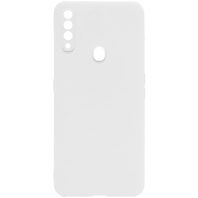 Силиконовый чехол Candy Full Camera для Oppo A31 Белый / White