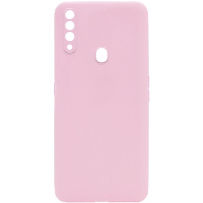 Силиконовый чехол Candy Full Camera для Oppo A31 Розовый / Pink Sand