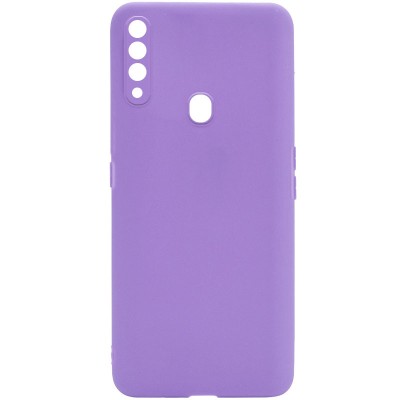 Силиконовый чехол Candy Full Camera для Oppo A31 Сиреневый / Dasheen