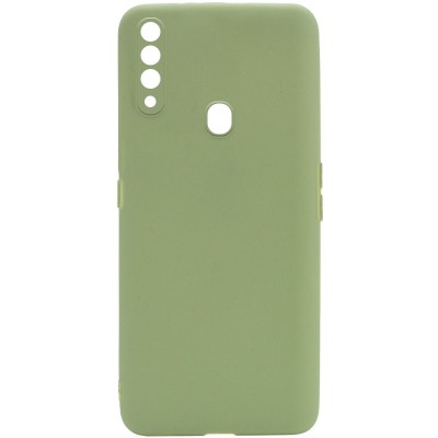 Силиконовый чехол Candy Full Camera для Oppo A31 Фисташковый