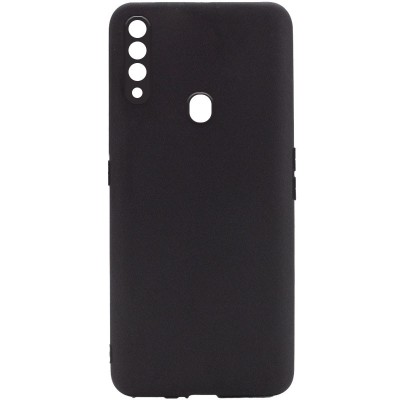 Силиконовый чехол Candy Full Camera для Oppo A31 Черный / Black