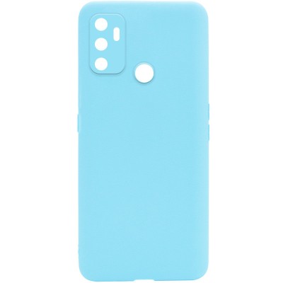 Силиконовый чехол Candy Full Camera для Oppo A53 / A32 / A33 Бирюзовый / Turquoise