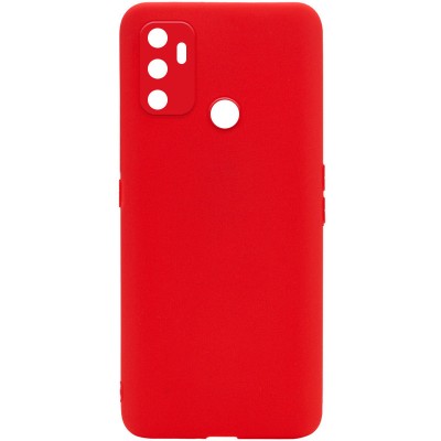 Силиконовый чехол Candy Full Camera для Oppo A53 / A32 / A33 Красный / Red