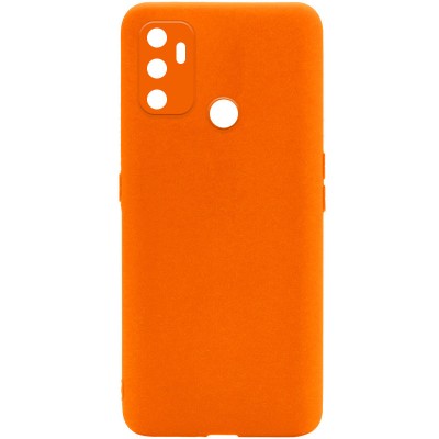 Силиконовый чехол Candy Full Camera для Oppo A53 / A32 / A33 Оранжевый / Orange