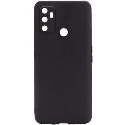 Силиконовый чехол Candy Full Camera для Oppo A53 / A32 / A33 Черный / Black